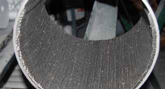 PIPES WITH ALUMINIUM OXIDE CERAMIC LINING Aluminium Oxide Ceramic, as the hardest