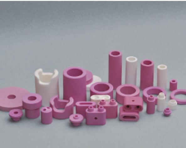 injection moulding. The products have an Al2O3 content between 90% and 99.7% and also contain zirconia.