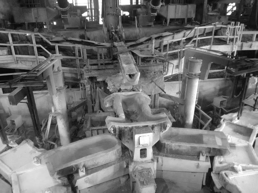 Mould Twin Casting Wheel Maintain the refractory on the receiving launder Maintain the refractory on the long lasting launder Maintain the