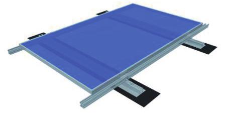 Panels can be installed either longitudinally or at right-angles to the GENERAL FIX