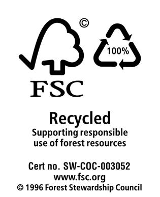 packaging Soy ink logo FSC logo