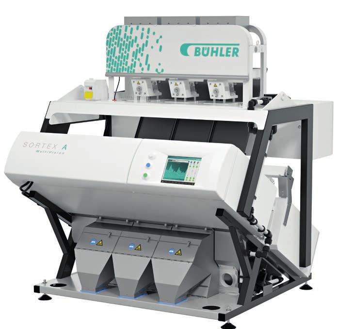 Equipped with Bühler custom-built inspection and lighting systems, the SORTEX A removes a range of defects including discoloured beans, immature and insect damaged as well as various foreign