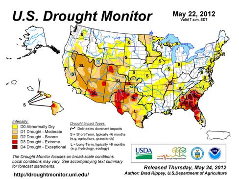Drought Intensifies May