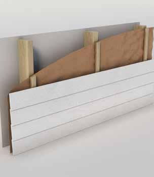 Timber-framed Wall Typical Design Detail Plasterboard lining fixed to stud Timber stud wall frame External wall cladding Vertical batten Stud wall frame Plasterboard lining fixed to stud Vertical