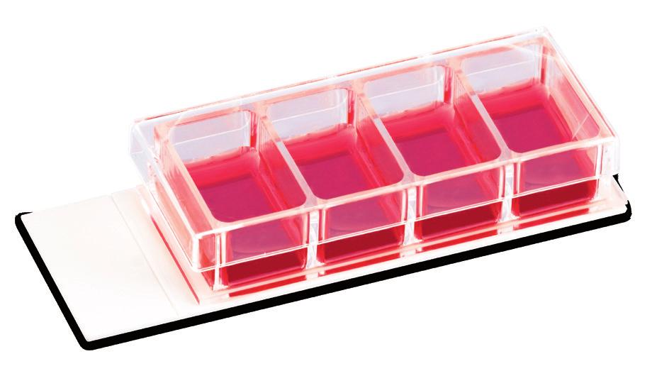 Small compartments enable cost efficient testing by reducing cell numbers and reagents.