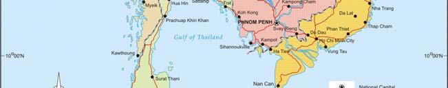 0 M GDP per capita: US$ 6,005 Viet Nam Land area: