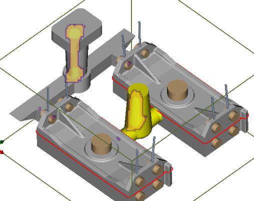 V.RESULTS Fig.7: Hot Spots in New Gating System The following advantages we gained by using AutoCAST software for the design of methoding for casting. 1.