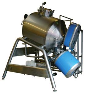 Handles high solid levels -- High shear emulsification -- Vacuum mixing deaeration -- Dust-free