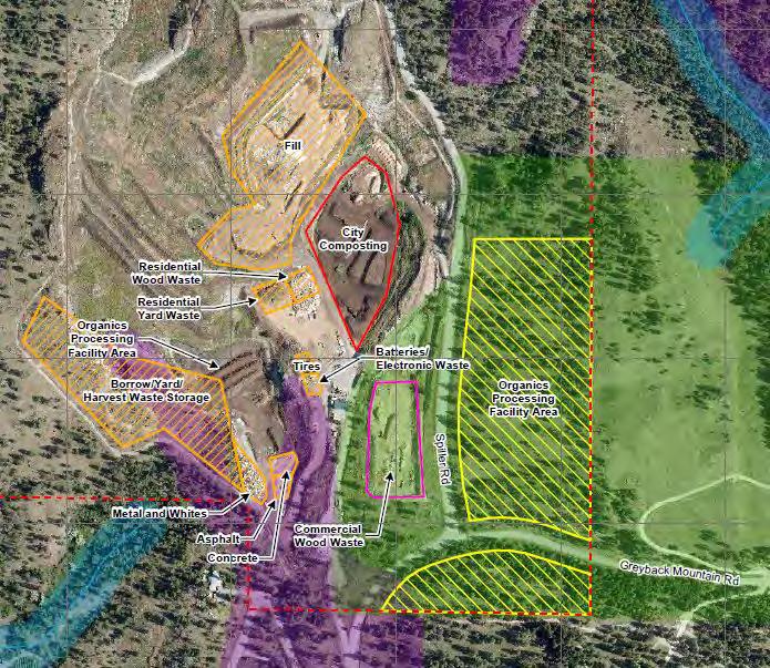 Campbell Mtn Landfill Potential for use of bio-solids compost for bio-cover Leased by RDOS Has limited space on site which will shrink as landfill develops