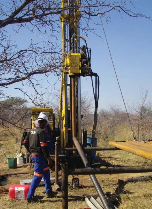 DRILLING PROGRAMME VETLEEGTE 27 diamond holes completed Significant coal intersections Awaiting coal quality assay results Revised resource estimation expected when results received OLIEBOOMSFONTEIN