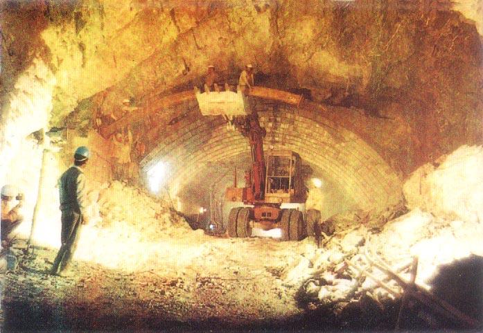 ANNUAL REPORT 1997-98 constructed to divert the flow of river. Work on this diversion tunnel has been taken up. The construction period of the project is 5 years.