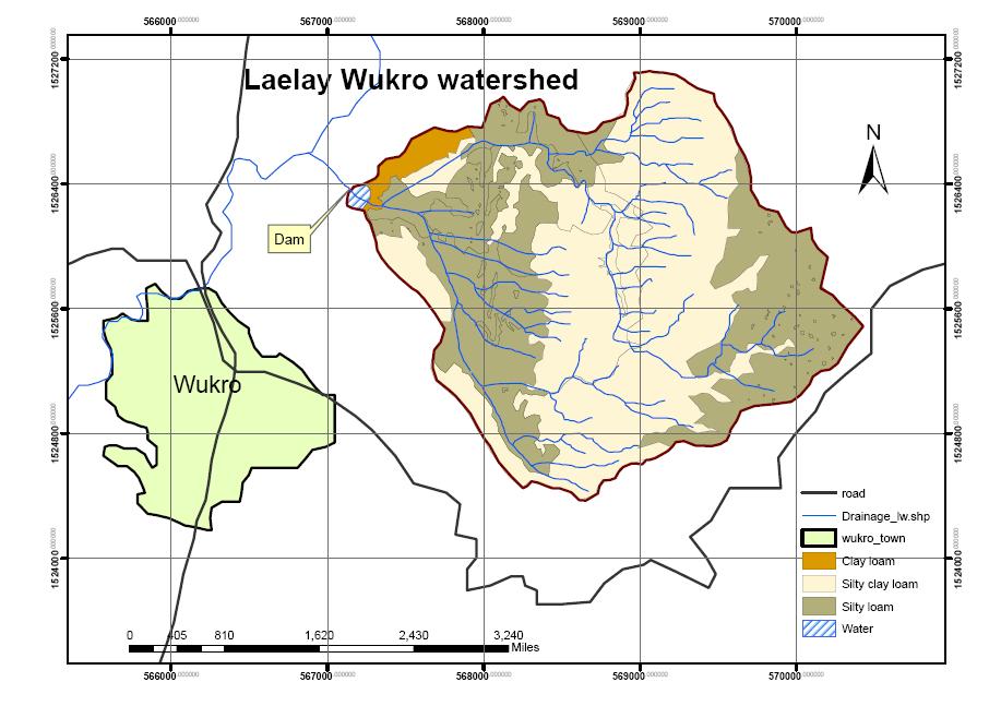 2.3 Slopes Slope maps of both watersheds were prepared with ILWIS 3.3 Academic. Watershed of Laelay Wukro is dominated with steep slopes compared to GumSelassa. The mean slopes are 25.7% and 3.