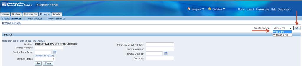 Topic 5: Create Invoices Registered isupplier users can create and submit invoices directly through the portal.