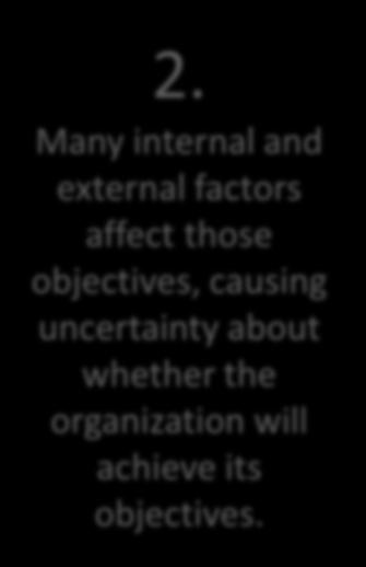 objectives, causing uncertainty about whether the