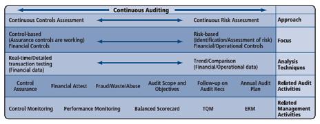 Continuous Auditing 13 14 dependent on management s role