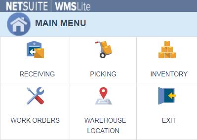 Using Mobile Devices 4 To navigate to different pages: Description Example Warehouse Location To return to the Warehouse Location page, select Warehouse Location when it appears in a menu.