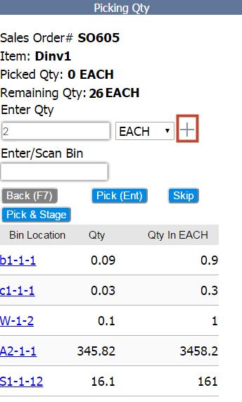 Using Mobile Devices 5 To use picking and receiving functionality, items must be configured to use multiple units of measure.