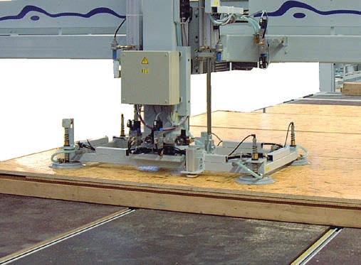 uniform insertion of the insulation Batten positioner Fully automatic fixing, positioning and fastening of the battens on the element Battens