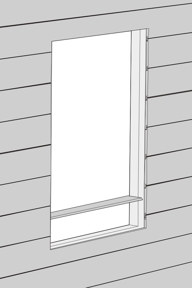 the frame of the window as shown below in Diagram 40 and 41.