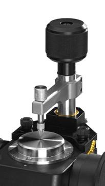 High-pressure clamps are calibrated to deliver over 10,000 psi of pressure when used with the single reflection crystal plates, and utilize a slip-clutch mechanism to prevent excessive pressure from