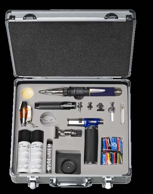 Ready for anything. Ultimate Butane Kit. The ultimate solution for any conceivable challenge: The kit includes no fewer than three professional tools as well as a wide range of accessories.