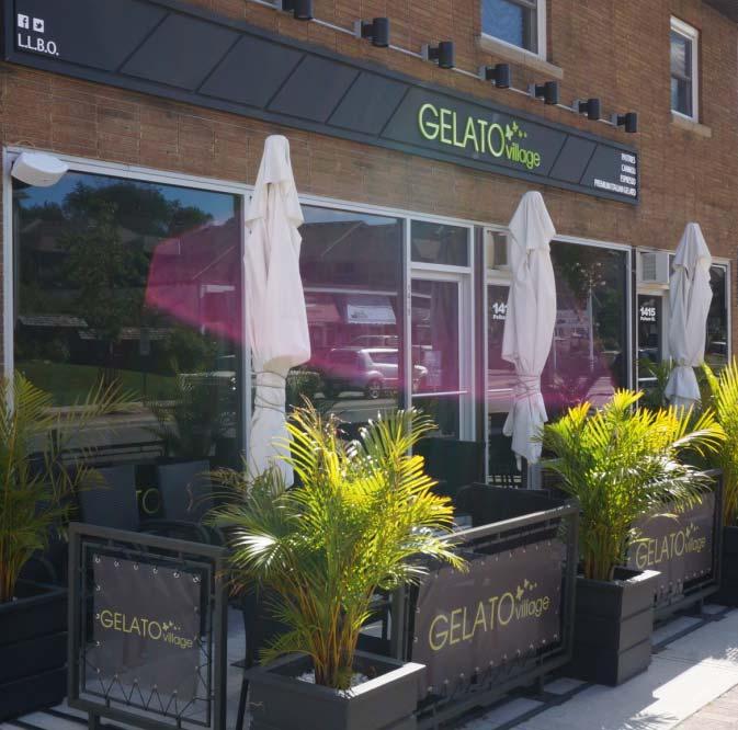 Cafés or patios should be designed and located to ensure they do not detract from the visual quality of the streetscape and do not impede movement for all users along the sidewalk.