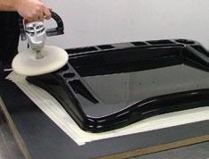 an application of epoxy putty. The epoxy putty is milled to form the final surface before finishing.