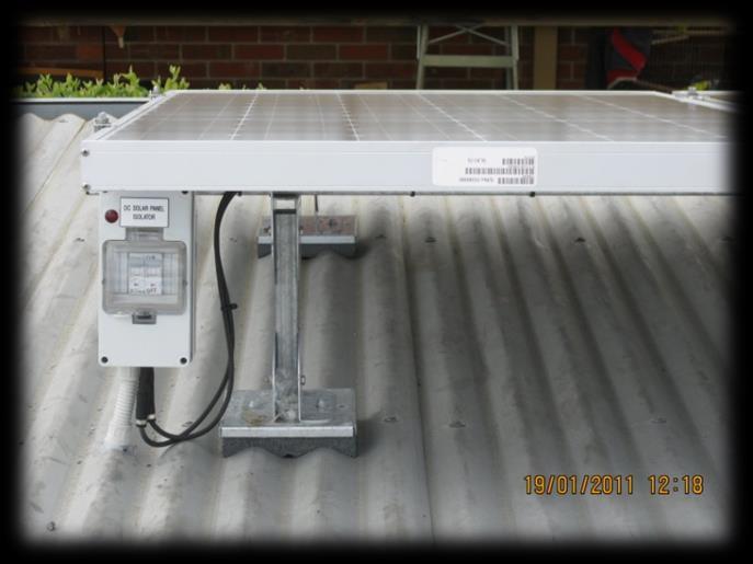 as part of Clean Energy Council (CEC) requirements o Rail sections are used for mounting solar panels onto corrugated, tiled, clip