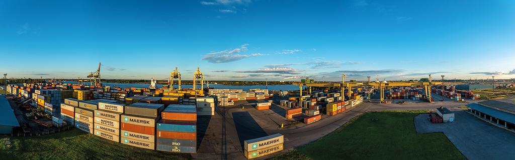 BCT Container terminal in SE Baltic Sea handling import/ export Provision of port and related services within Freeport of Riga under concession from Riga Port Authority Commenced operations in 1996