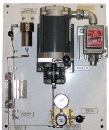 Liquid shut-off (Stand alone/spare) If there is a chance that there will be liquid that can get into the sample probe and make its way to the transmitter, this device, when installed into the sample