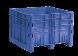 KitBin Solid Gray KitBin Vented Gray KitBin XT Container KitBin XT Drop Door Specifications KitBin KitBin XT Pallet Size 48" x 40" 48" x 40" External Dimensions 48" x 40" x 28" 48" x 40" x 50"