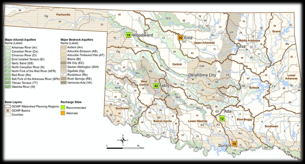 Aquifer Storage & Recovery 2016 State legislation directed OWRB to