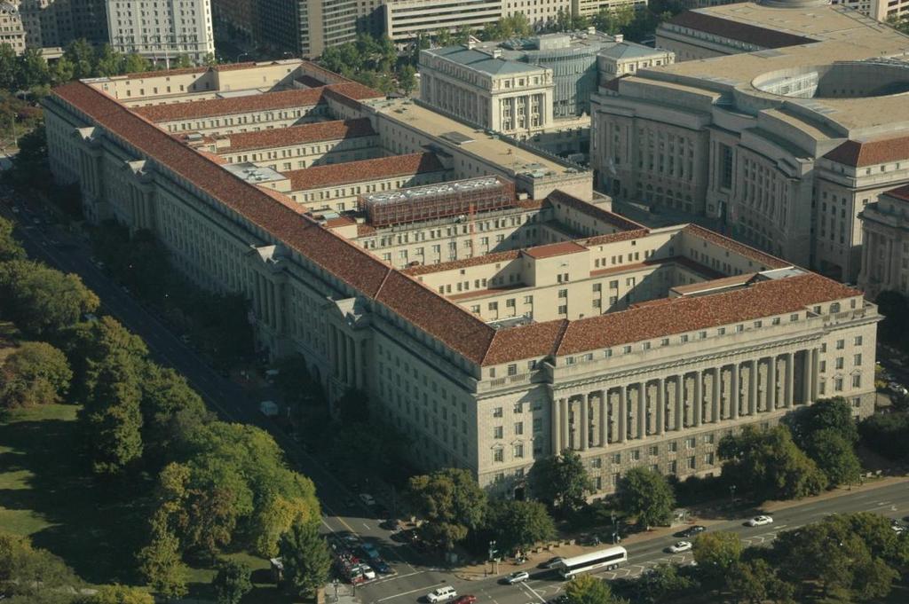 Project Background Figure 1: Aerial Image of the Office Renovation Building The Office Renovation Building is one of the largest civil buildings owned by the General Services Administration.
