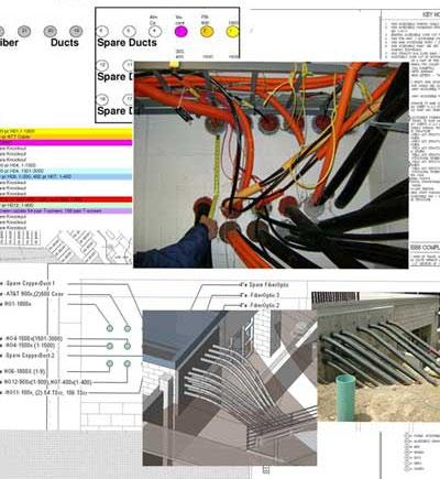New Concepts, Procedures & Tools FiM Model The FiM model allows a Facility Management Team to quickly identify the elevation of telecom lines, the diameter and height of wall penetrations for