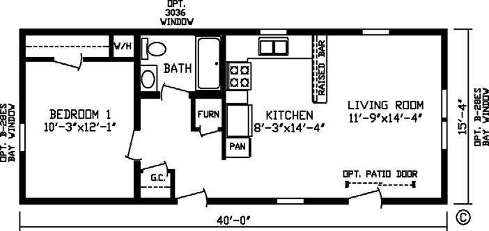 The Leprechaun Selection Homes 40 to 52 In Length (Please Note Width) BRKSIDE Model #147020 40 x13 9