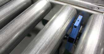 Accumulating conveyor with electronic sensing Accumulating Conveyor Accumulation conveyors are used to