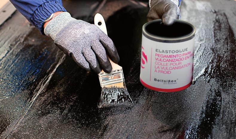 We recommend ELASTOGLUE for any application in which it is necessary to bond rubber to metal, rubber to rubber & rubber to fabric.