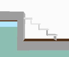 Plan 2D Placing a staircase on the same floor 54 A B