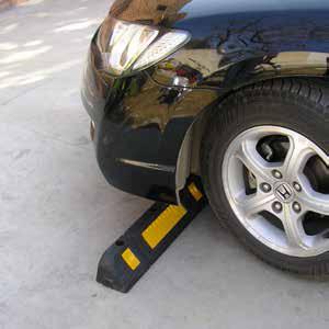 Recycled Rubber Molded Products PARKING BUMPERS & CAR STOPS Rubber parking bumpers and stops are useful in the organization of parking areas and roadways.