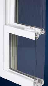 Full vinyl sash dam on sill and high-performance weather stripping protect against air infiltration. Full interlocking lock and meeting rail. DP 60 rating (window size tested 36" x 74").