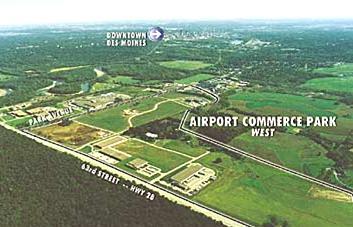 New Development Airport Commerce Park West Developer fronted the public infrastructure