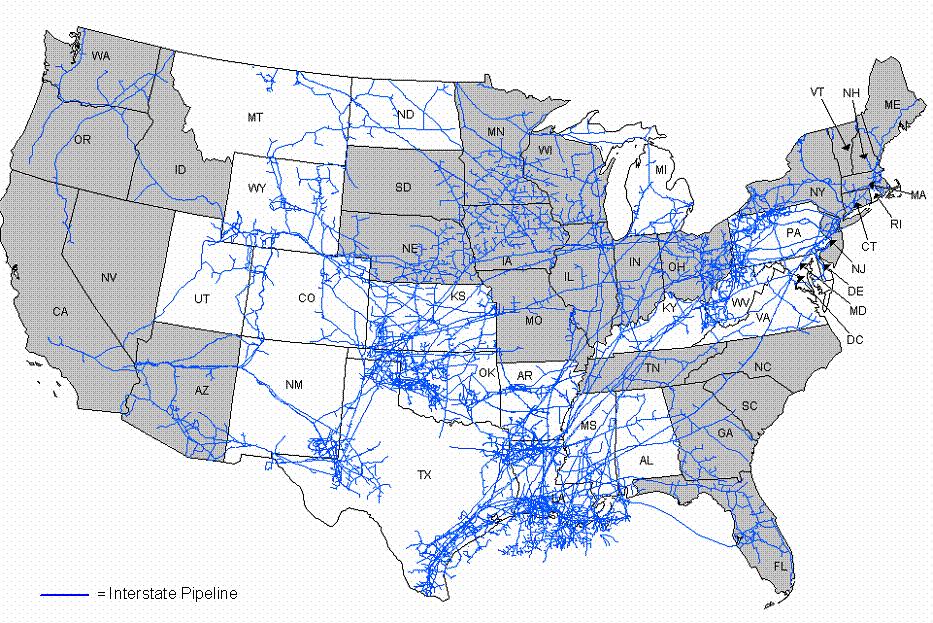 NATURAL GAS CONSIDERATIONS FOR ARIZONA - Nearly all of the natural gas consumed in Arizona is imported from other states Interstate gas imports are via pipelines that enter Arizona at the New Mexico