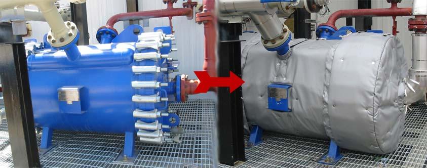Thermal Solutions Heat Exchanger Covers SUM LTD builds covers for heat exchangers.