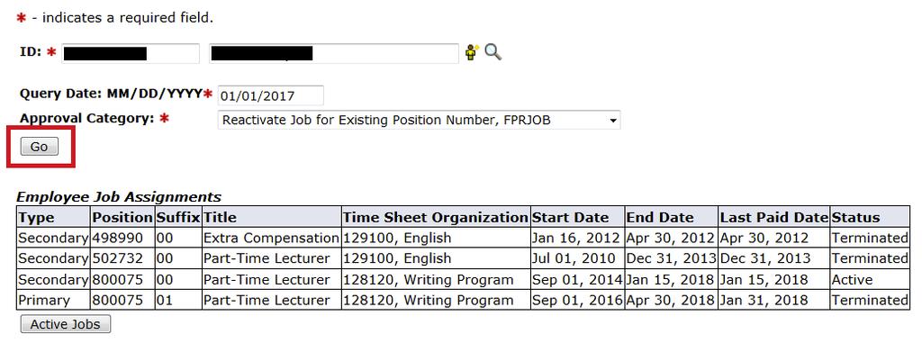 Use a different the suffix number (the next sequential number) If you do not change the suffix number, the EPAF you create will overwrite the current job, causing the pay to be wrong.