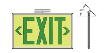 When replacing or removing an electrically-powered exit, the power must be terminated at the source, not in the wall cavity before installing the StepGlow Exit Sign.