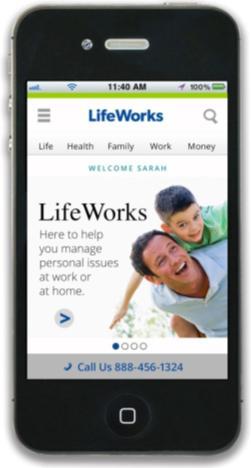 BlackBerry devices and exclusively to LifeWorks customers.