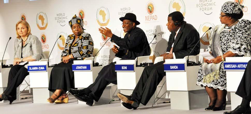 H.E. Goodluck Jonathan, President of the Federal Republic of Nigeria, center, addresses the World Economic Forum Grow Africa. FOREWORD In support of H.E. President Goodluck Jonathan s Transformation Agenda, the Federal Ministry of Agriculture and Rural Development is implementing an Agricultural Transformation Agenda (ATA).