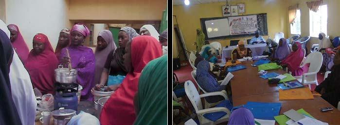 i A Capacity development: In 2013 the STVC successfully trained over 250 women and youth in the Training of Trainers (TOT) program for the processing and utilization of sorghum based high energy