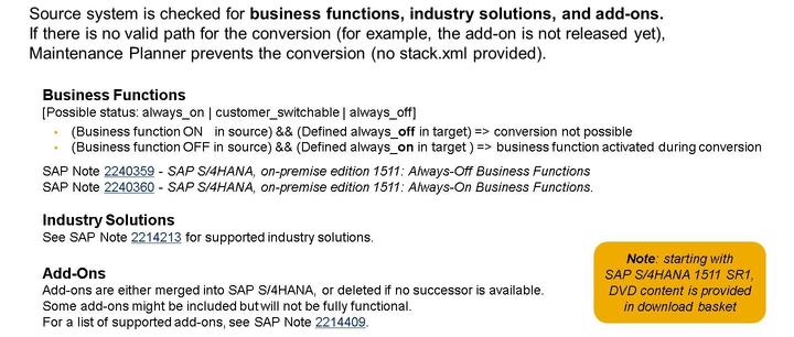 Conversion - Maintenance Planner - Overview Figure 32: SAP S/4HANA