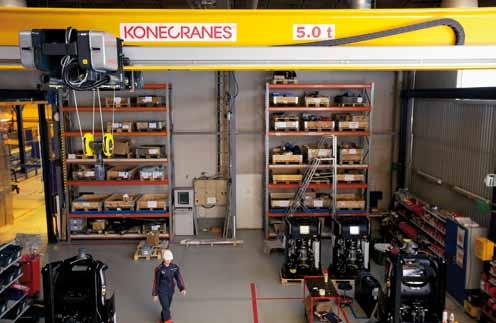 6 Konecranes Steel Warehousing the forerunner in technology Exceptional performance Konecranes high quality components including new, high performance motors with cooling characteristics improve